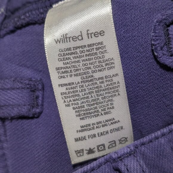 Aritzia Wilfred Free | Twostep High-rise Flared Pants In Deep Violet - Picture 11 of 13